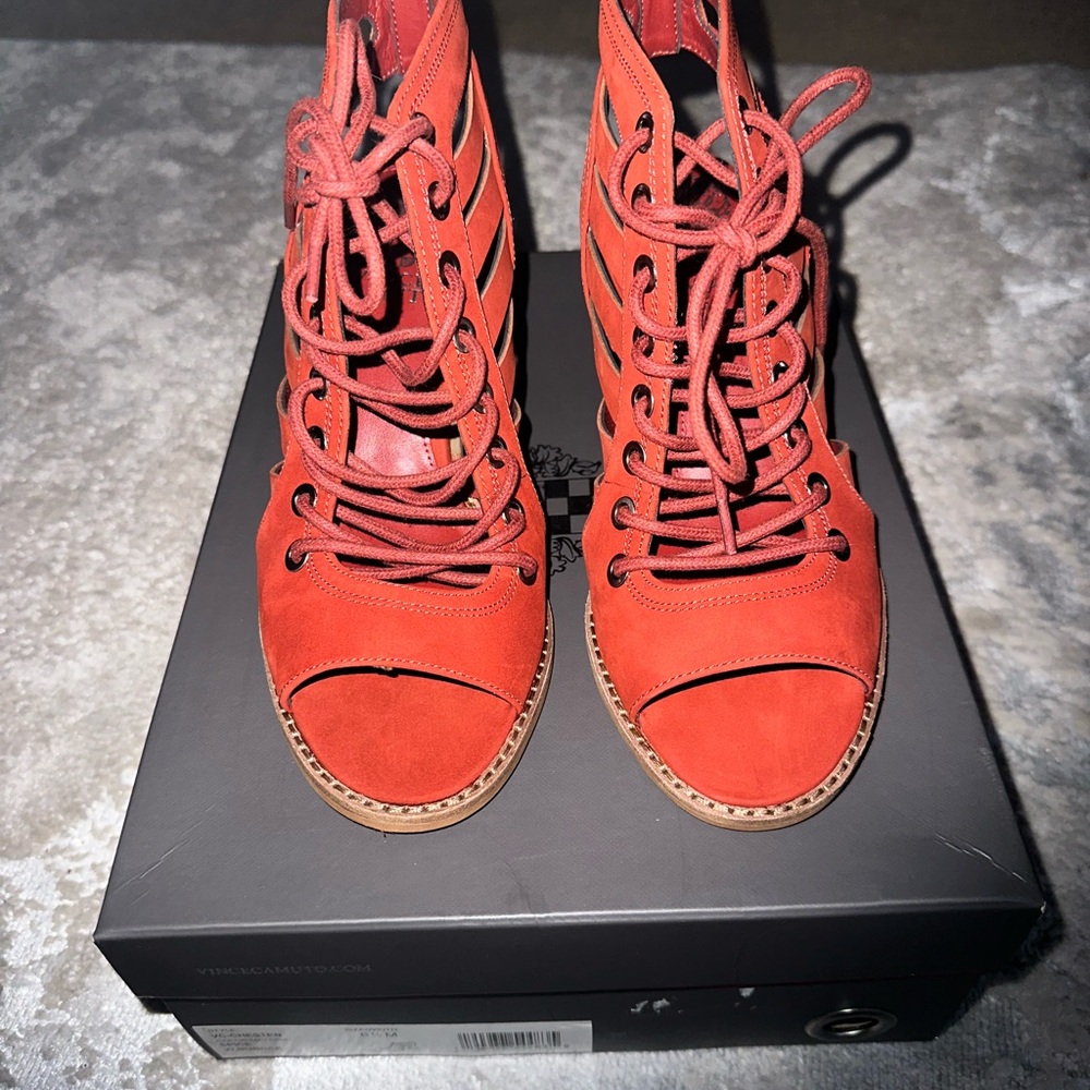 Vince Camuto Red Chesten Sandals